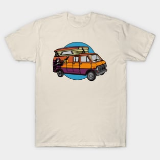 Vintage Skeleton Camper T-Shirt